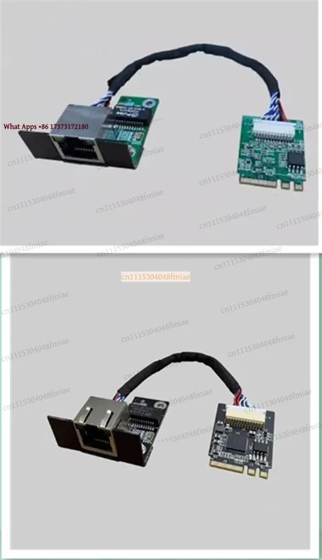 Extended Ethernet Card Port Board M.2 NGFF 2230 I210AT RTL8111F I211AT i225V B3 Network Adapter for HP ProDesk 400 600 800 G3 DM