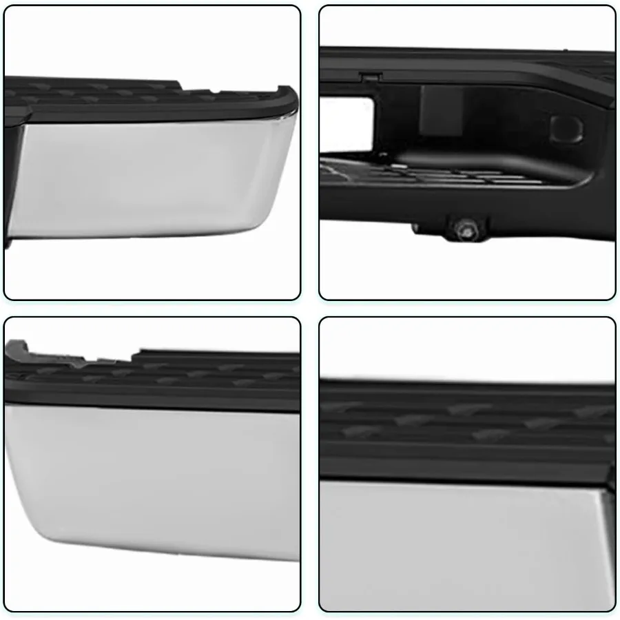 مجموعة المصد الخلفي بفتحات غير مستشعر تناسب 2007-2013 تشيفي سيلفرادو 1500 جي إم سي سييرا 1500 شاحنة GM1103147 GM1191125 Ch