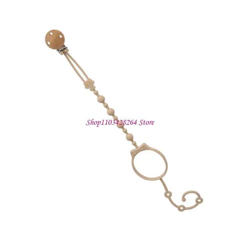 

Baby Friendly Silicone Pacifier Cord Pacifier Clip for Active Convenience