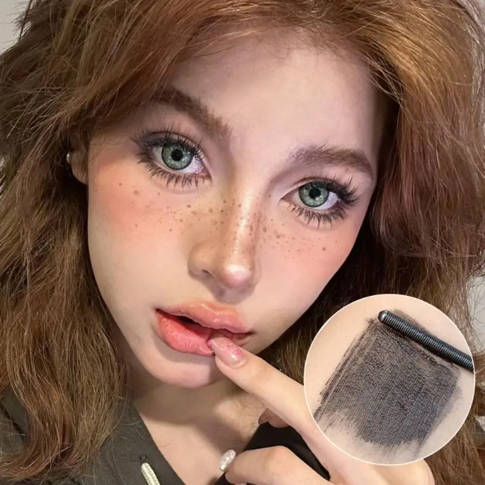 New Small Steel Tube Mascara 3D Silk Fiber Natural Black Eyelash Primer Curled Non Smudging Eyelash Extension Cosmetics