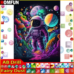 HOMFUN Fairy Dust AB 5D Diy Diamond Painting Cross Stitch