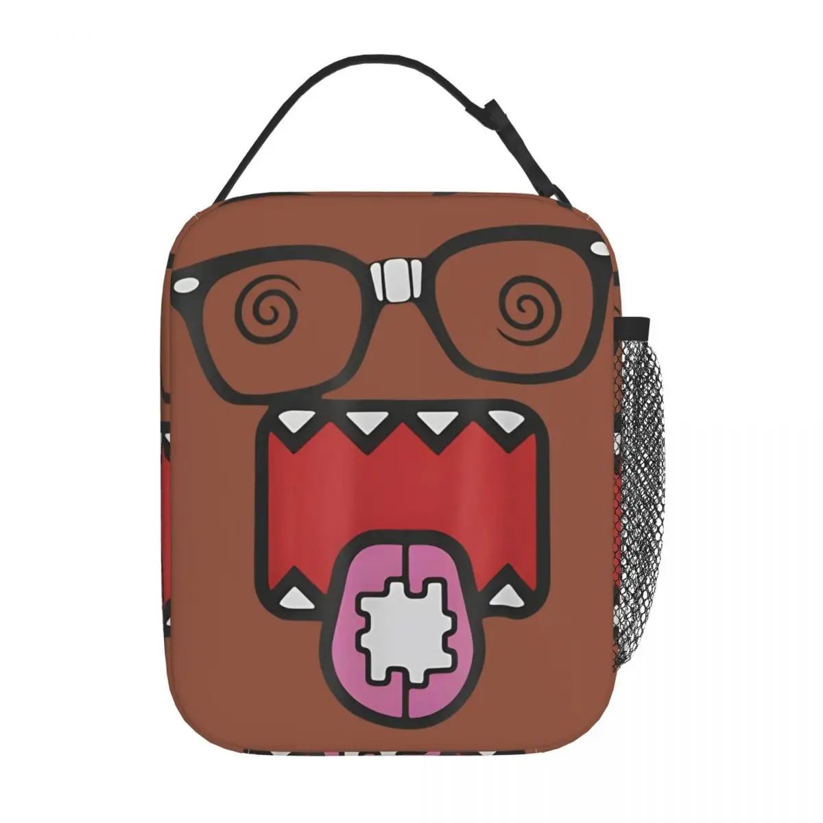 

Изолированная сумка-холодильник Meme Domo Kun для обеда Контейнер для обеда Аниме Кукла Герметичная сумка-тоут Ланч-бокс Сумка для еды Офис Путешествия