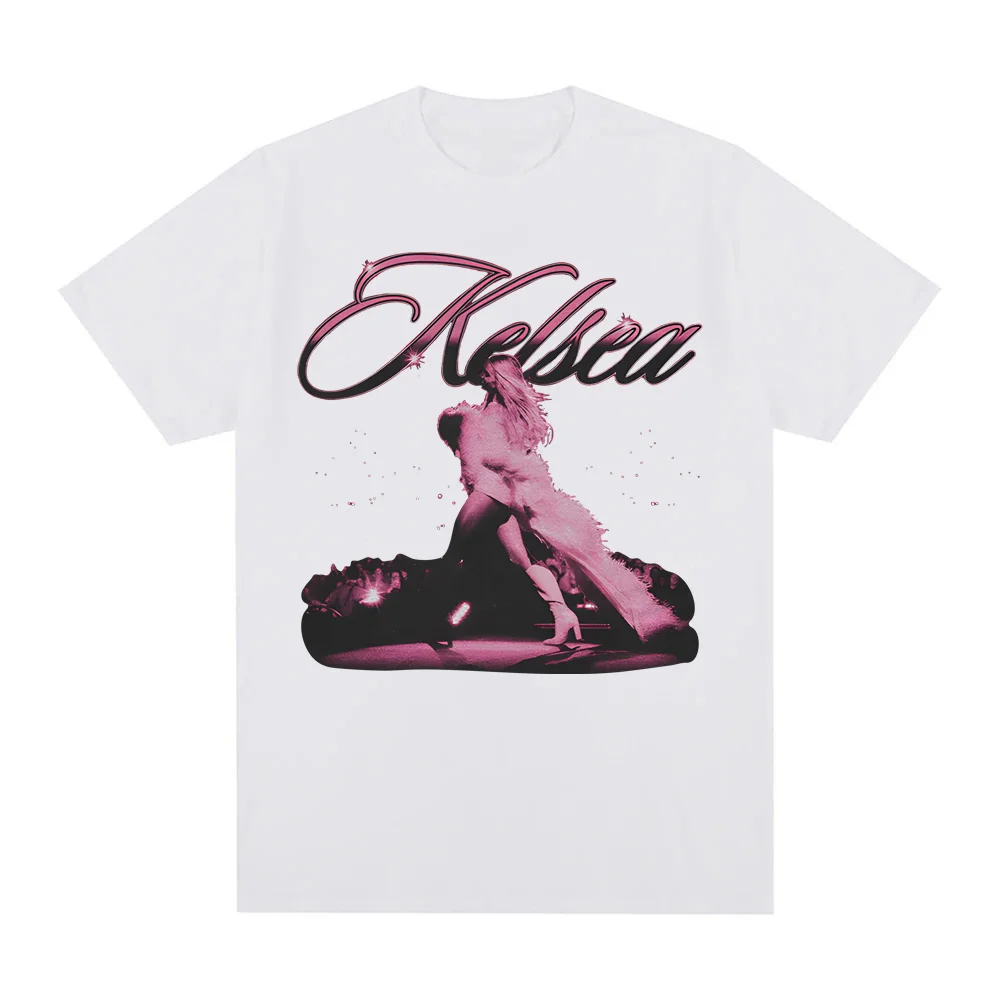 KELSEA VINTAGE PHOTO T-SHIRT Kelsea Ballerini High Quality Tee-shirt 100%cotton Round Neck Hip Hop Style Sleeve Women/men Tees