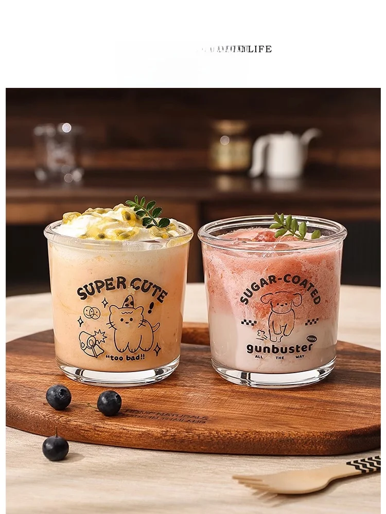 

Современная термостойкая стеклянная кружка для кофе, парная, для домашнего использования, простой дизайн, Tlife Na Ca, однослойная, колонного типа