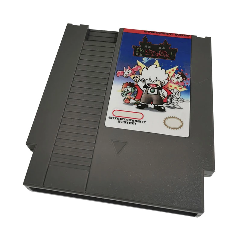 Klassisches Spiel Ich bin Kind Dracula für nes Super-Spiele Multi Cart 72 Pins 8-Bit-Spielekassette, für nes Retro-Spiele konsole