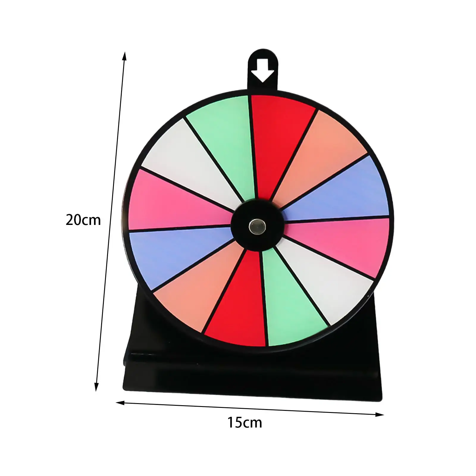 Rotating Wheel Drinking Game for Adults with Base Stand Roulette Wheel Fortune Wheel for Club Restaurant Classroom Party Shops