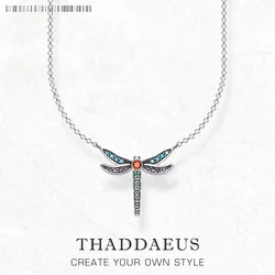 Pendant Dragonfly Brand New Fine Jewelry Europe Accessorie 925 Sterling Silver Bohemia Gift For Woman