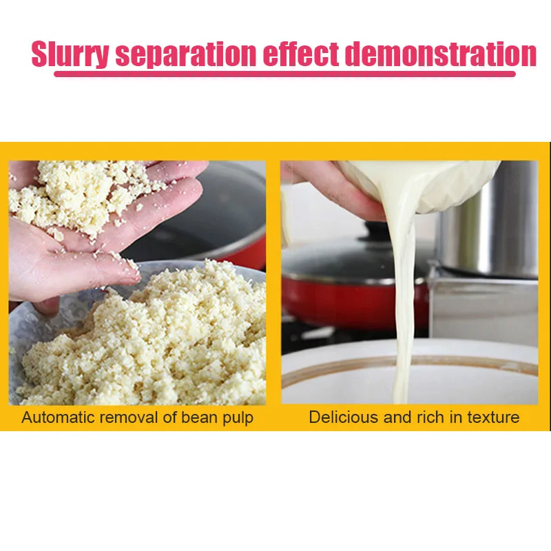 Soybean Milk Tofu Maker High Quality 220V Soya-Bean Milk Machine Soybean Pulping Machine