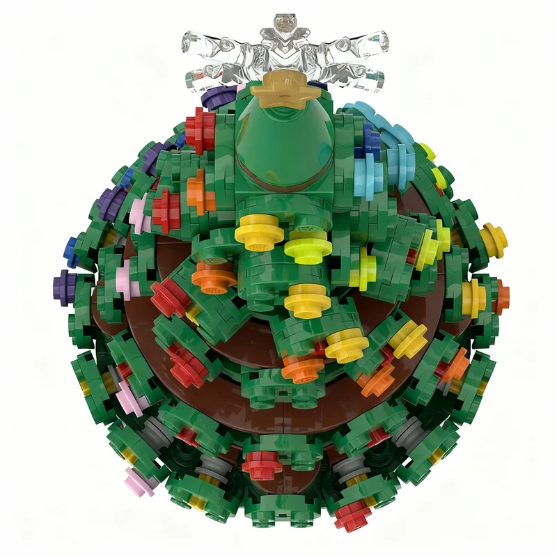 NEU 325-teiliges MOC Kreatives Modell Weihnachtsbaum Baustein-Set DIY Ideen-Set zur Montage und Ausstellung Geschenk Sammlerstück Dekorations-Set