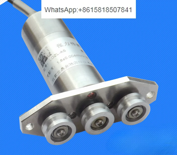 Fiber optic wire yarn special weighing sensor three pulley strain tension measuring instrument