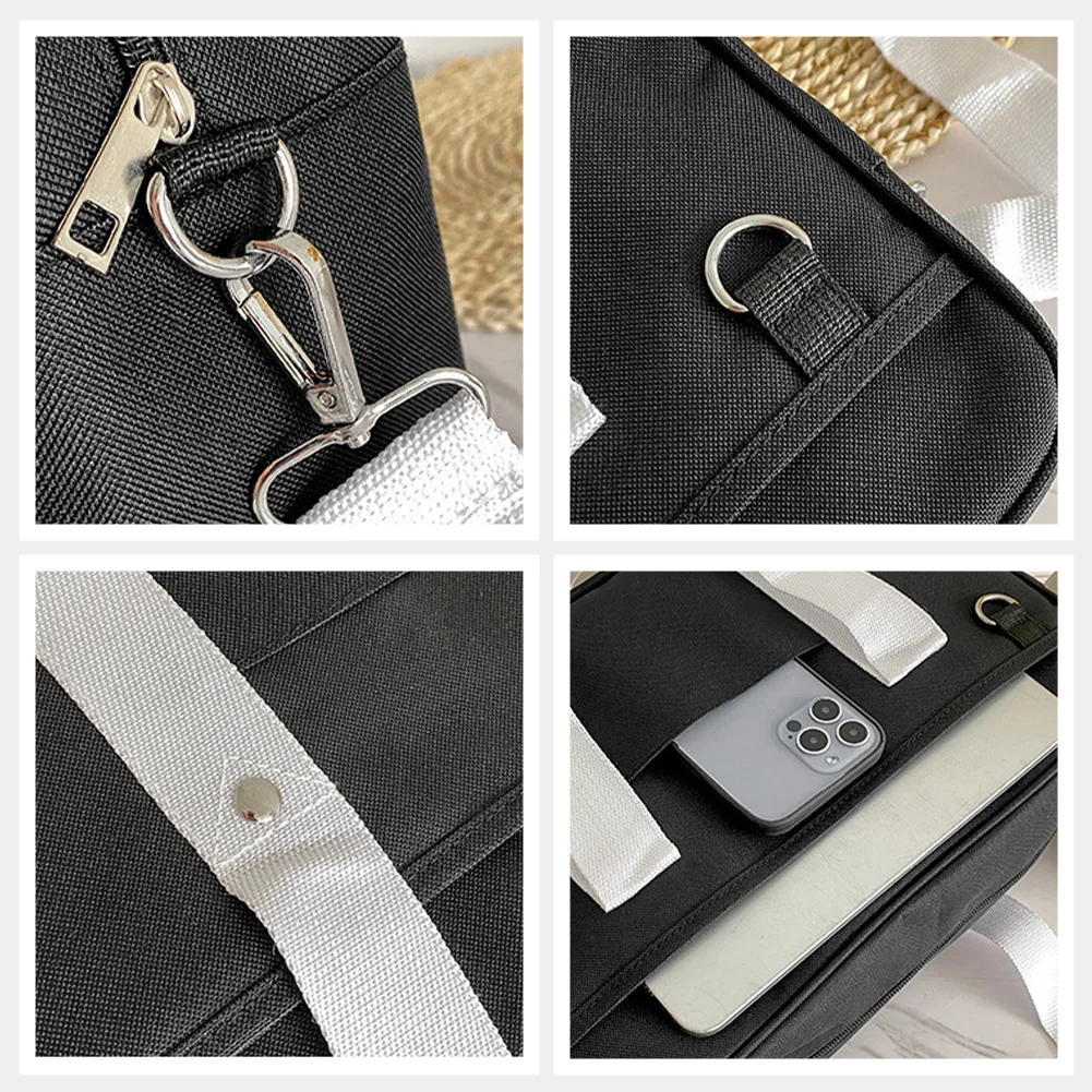 Leichte japanische Schultasche für die Highschool. Robustes, leichtes Material für den täglichen Weg zur Arbeit. Täglicher Pendler-Wochenendausflug – Detail 7