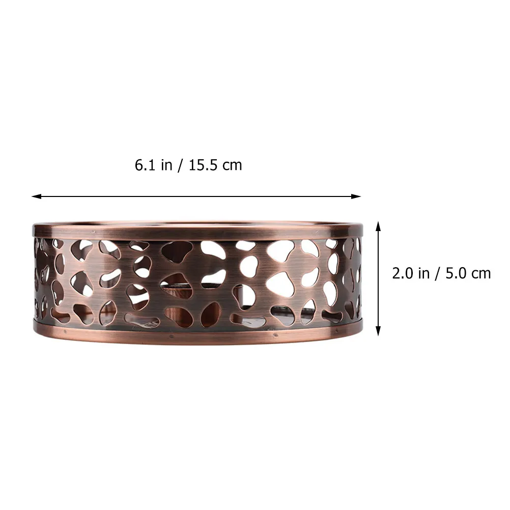 1Pcs Teapot Warmer Stainless Steel Tea Heater Milk Warmer with Detachable Holder Heat Dissipation for Tea Office Home Use