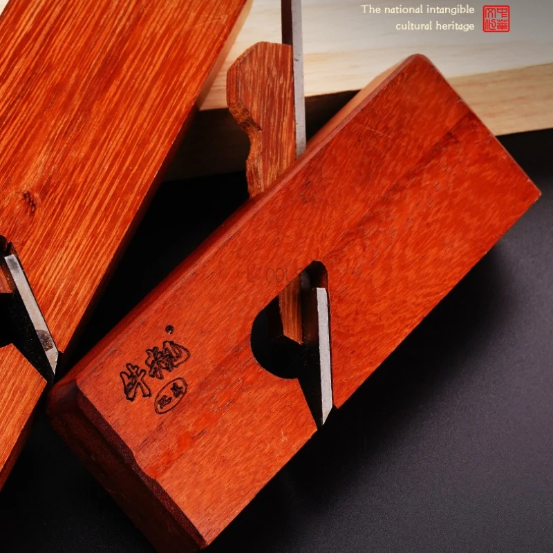 

Woodworking Mahogany Single Wire Pull Planer 150/200/245mm Grooving Plane Carpentry Wood Fine Trimming Planer Carpenter's Tools