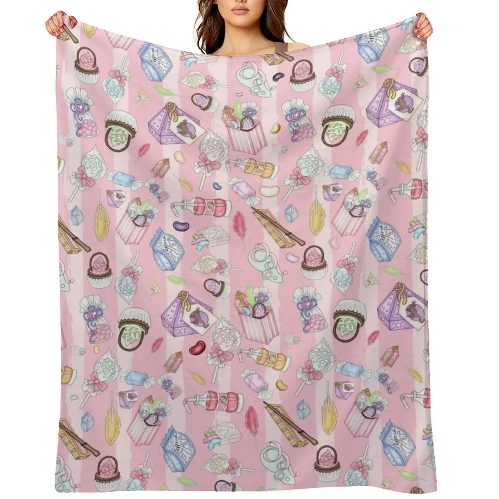 

Honeydukes Wizarding Sweet Shop Throw Blanket warm winter Luxury St Furry For Sofa Thin Blankets
