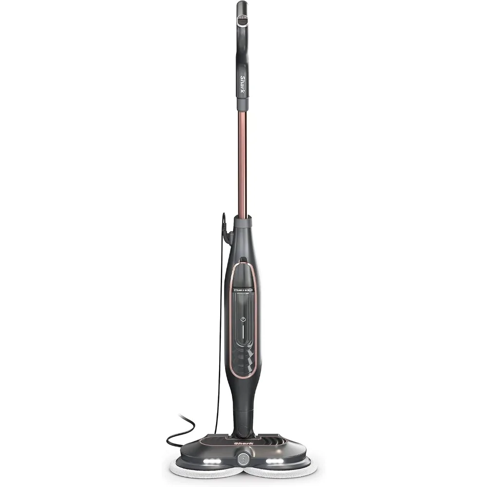 

Steam Blaster Floor Mop – Steam & Scrub All-in-One Hard Floor Cleaner | 3 Steam Modes LED Headlights for Home Use