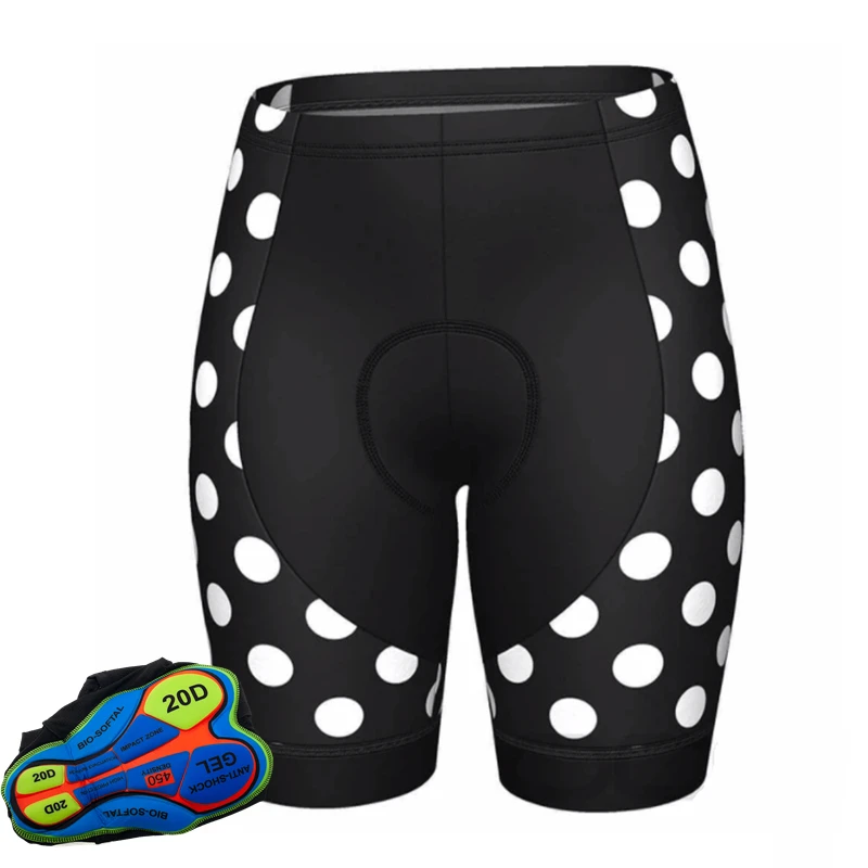 Women Pro Licra Bicycle Shorts Under Wear Cycling Bibs Shorts Mountain Bike Breathable  Gel Padded Bike Tights Triathlon