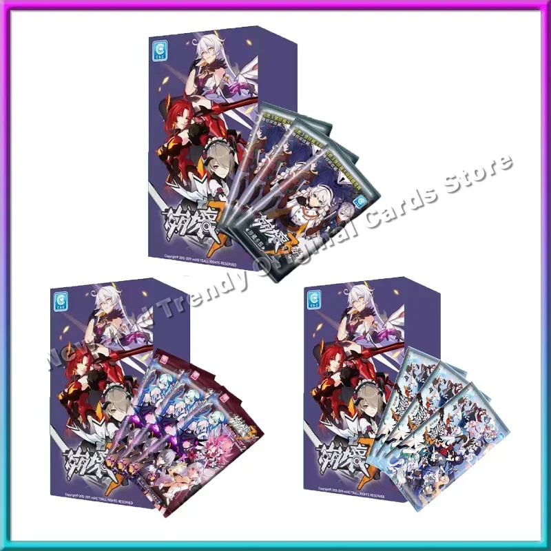 Honkai Impact 3 Collection Card 1-3 Flash Edition Complete Set of Special PR Cards Classic Game Card Children's Toys Gift