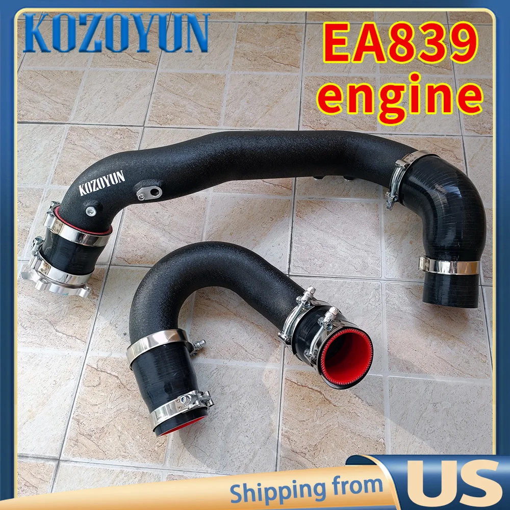 

Charge Pipe Boost Pipe intercooler Kit For Audi EA839 A6 A7 C8 55TFSI 3.0T 2019+
