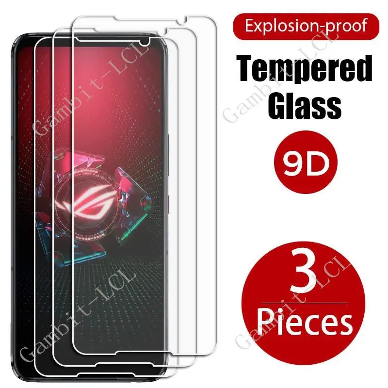 3PCS For ASUS ROG Phone 5s Pro Tempered Glass Protective On Phone5s Phone5sPro ZS676KS 6.78