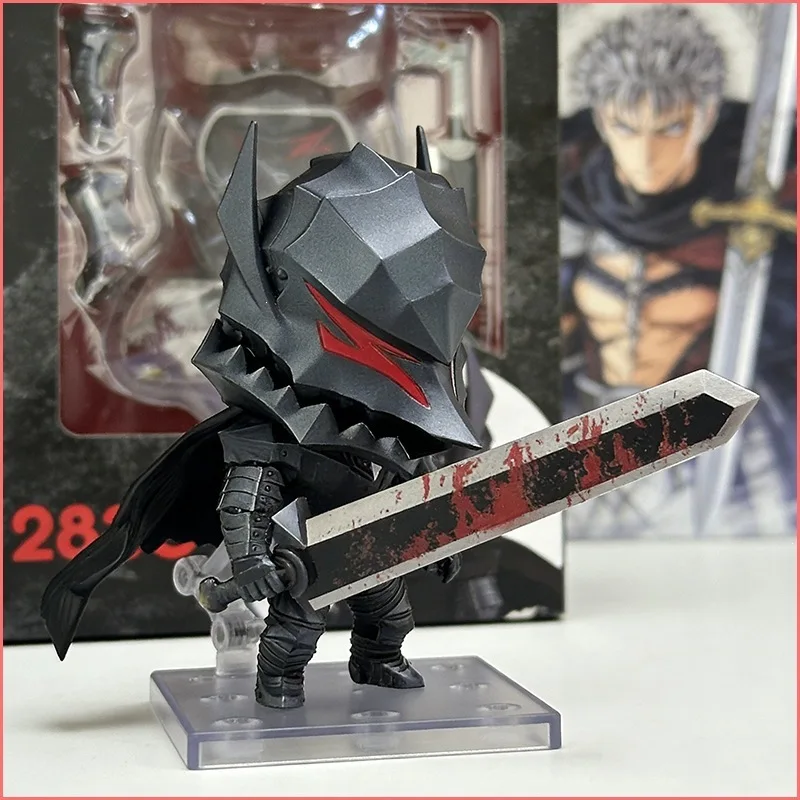 Berserk Guts Action Anime Figur Q-Version Dual-Style PVC Austauschbares Gesicht Modell Spielzeug Sammlerstück Desktop-Ornament Erwachsenen-Fan-Geschenk – Detail 1