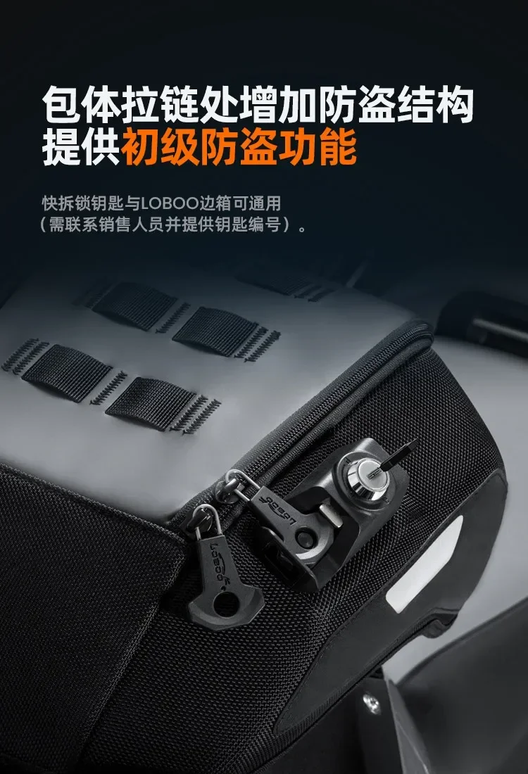 10L Motorcycle Special Fuel Tank Bag Magnetic Anti-theft Quick Dismantling Motorcycle Travel IPX7 Fit for BMW R1300GS ADV