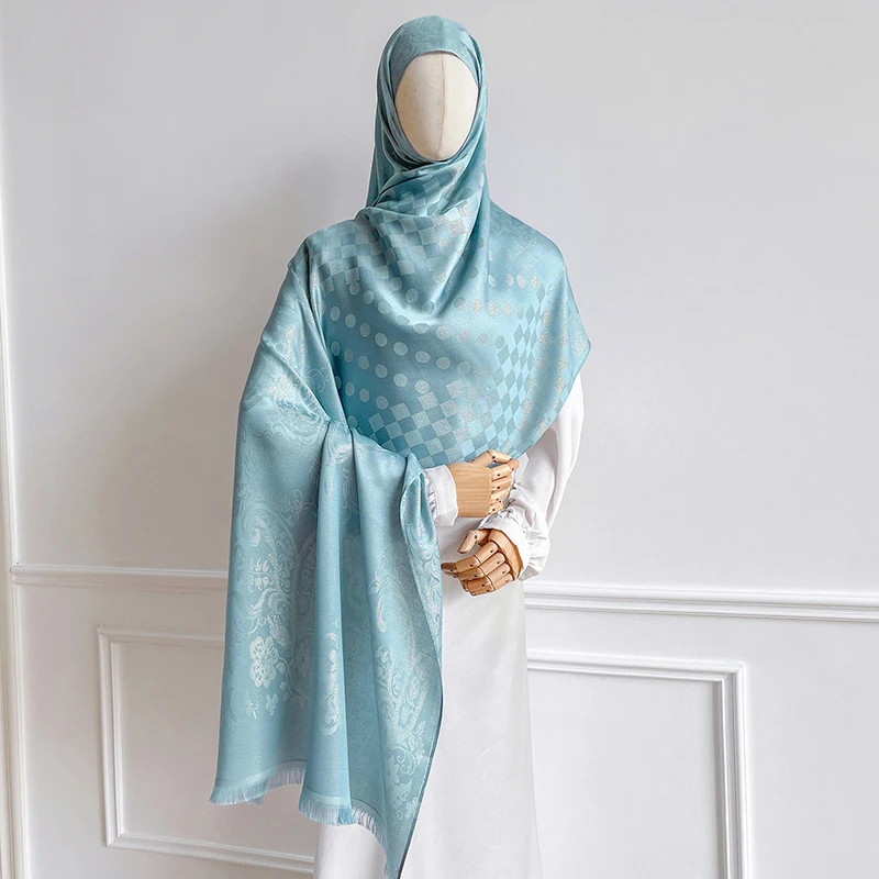 

New Brand Summer Women's Hijabs Floral Shinny Gold Wire Shawls Party Scarves Sun Protection Viscose Wraps Beach Headscarf