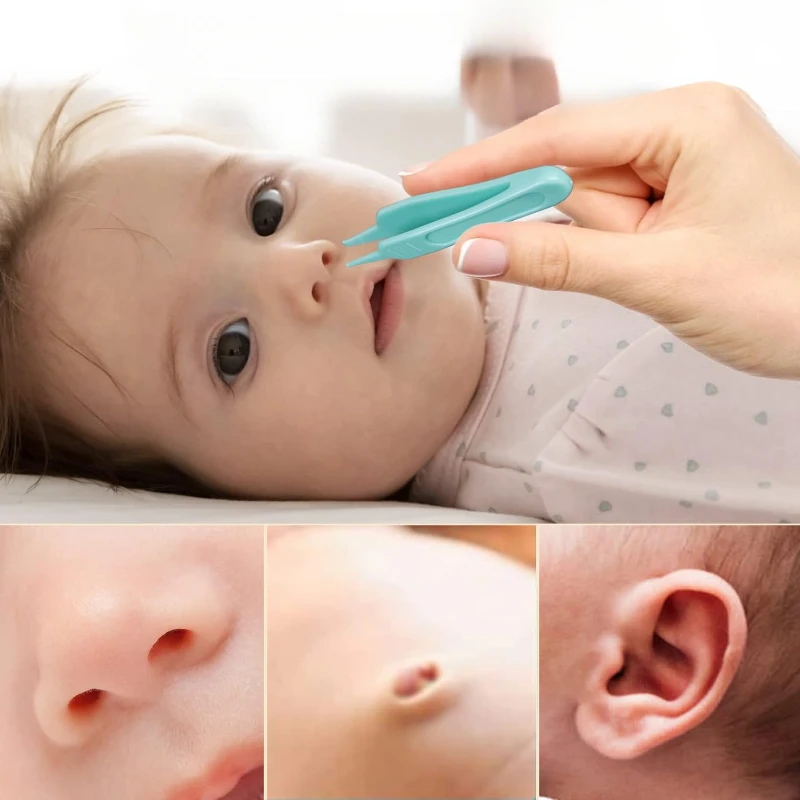 المهنية الطفل الأنف الشافطة مع ملاقط تنظيف الأنف مجموعة حقنة الأنف الري مع الملقط للأطفال حديثي الولادة