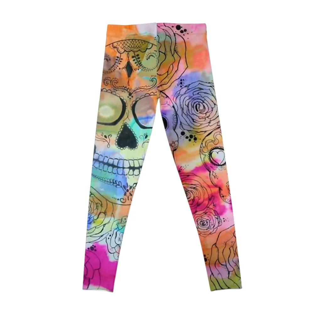 My Sugar Skull Family Leggings gym top Golf wear Female legging pants Womens Leggings