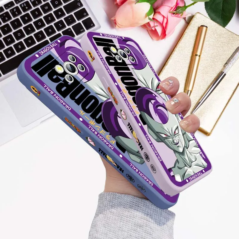 

Cartoon Purple Character Design For Xiaomi Mi Poco X7 X6 X5 X4 X3 M7 M6 M5s M5 M4 M3 F7 F5 F4 Pro 5G Liquid Left Rope Phone Case