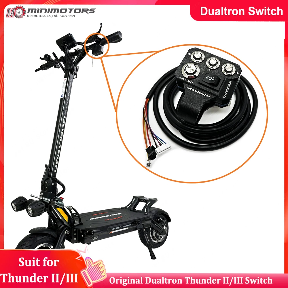 

Original Dualtron Thunde II/III Multi-Function Switch New Thunder II Switch parts Suit for Dualtron Thunder II/III Scooter