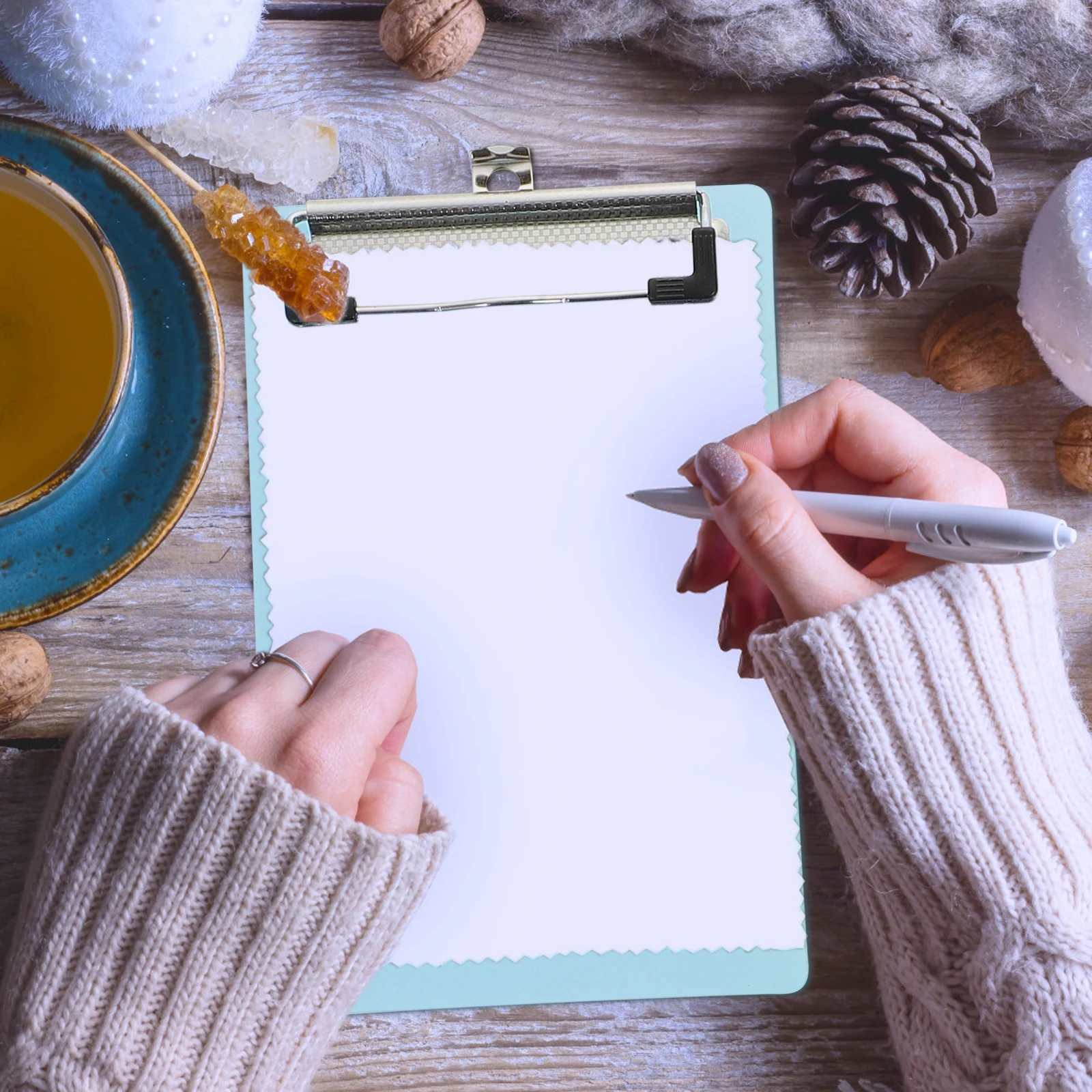 

5 шт. мини-прозрачный пластиковый буфер обмена размера A6, устойчивый к царапинам, прочный зажим, легкий вес