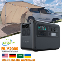 2400W Portable Power Station 2048Wh Lifepo4 Battery Outdoor Pure Sine Wave Energy Storage Home Emergency Power Supply Station ﻿