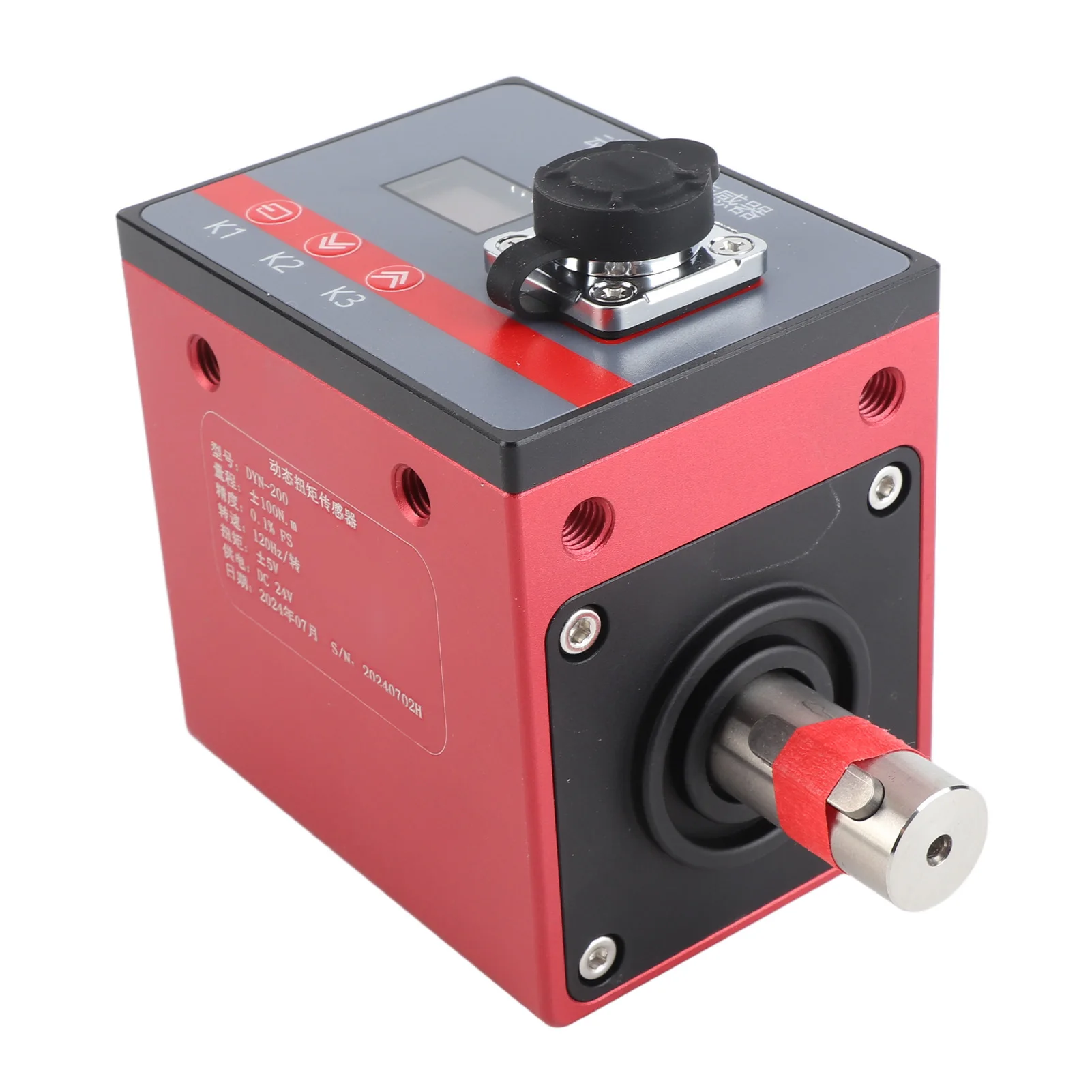 Sensor de velocidade do motor testador de energia detector de medição DYN-200 100N.M torção dinâmica