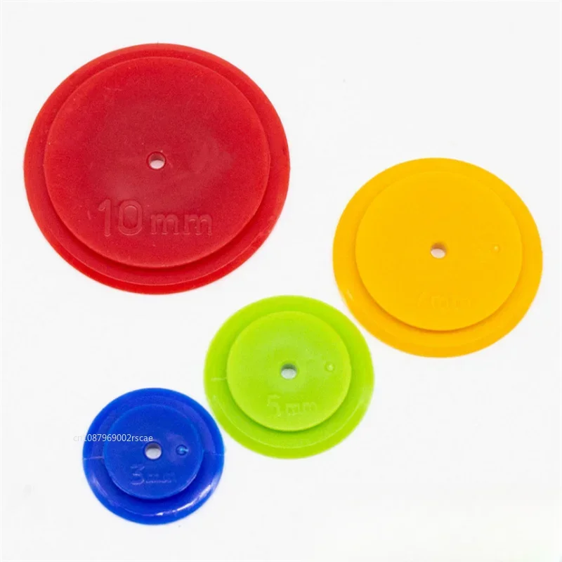 4 قطعة خليط و Quilting مسح تتبع التماس بدل عجلة الدوائر أنماط الخياطة خياط خط حلقة أداة الرسم المستديرة حاكم