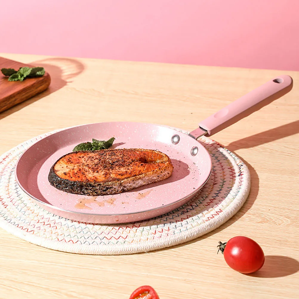 

Medical Stone Non-Stick Frying Pan Aluminum Alloy Large Egg Pancake Steak Mini Pan Heat Resistant Cookware for Stove Top