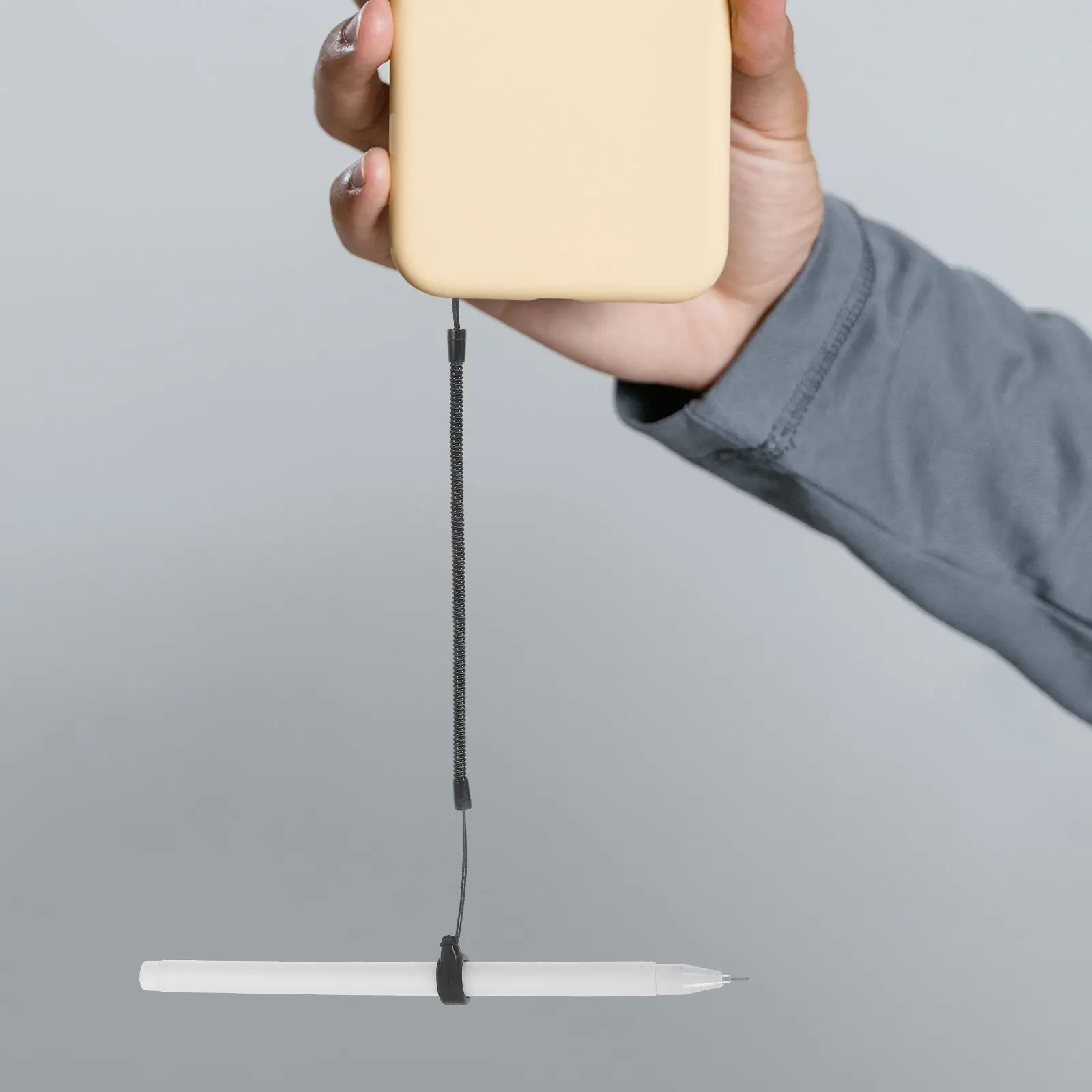 8pcs Stylus Anti Lost Rope For Stylus Pen Rope Retractable Spring Wristband Strap Desk ganizer Pen Lanyard Accessories