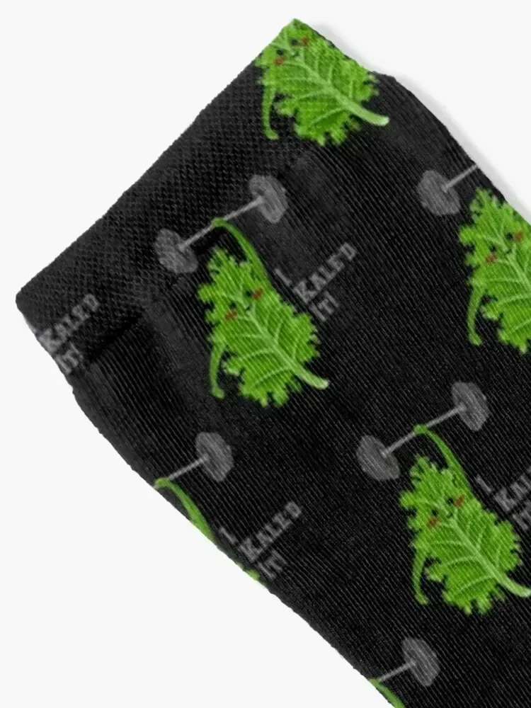 I Kale'd it kale day Socks anti slip football crazy Man Socks Women's