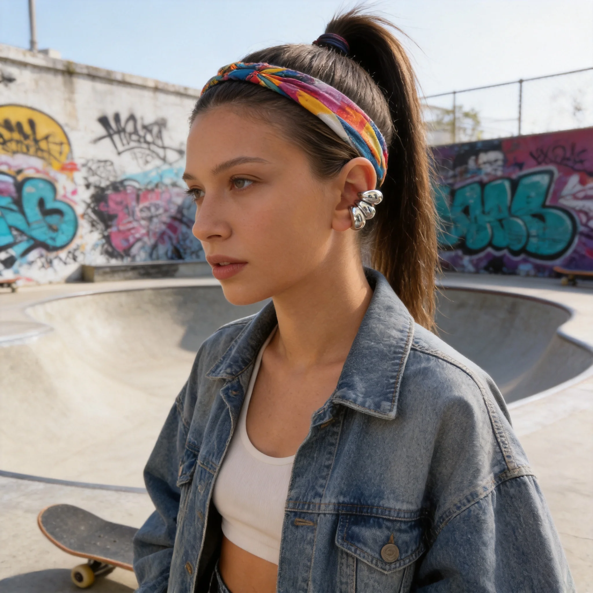 Klobiger Ohrclip, Faux-Piercing, minimalistischer Clip-Ohrring, hohle Ohrklemme, Boucles d'oreilles Femme, Unisex-Schmuckgeschenk – Detail 4