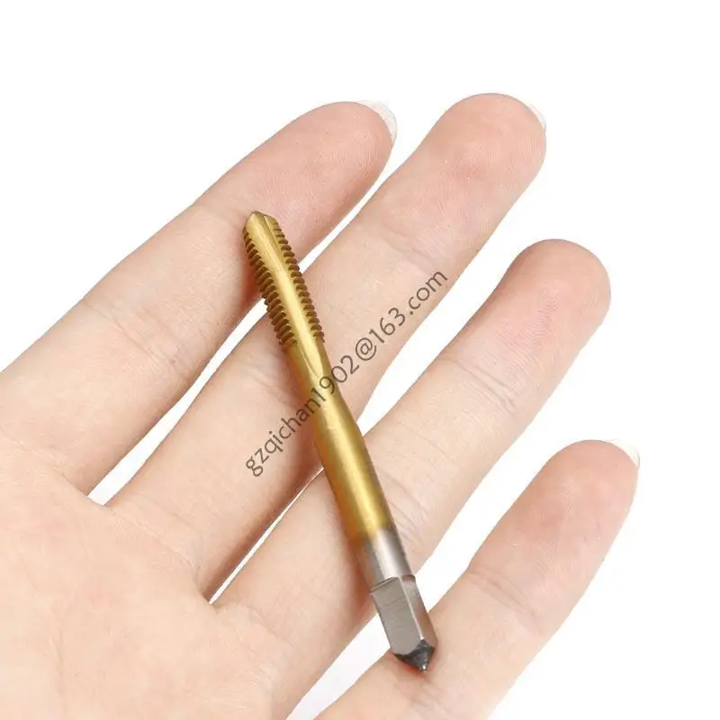 X7AB M2.5 M3.5 HSS Metric Straight Flute Thread Screw Tap Plug Tap