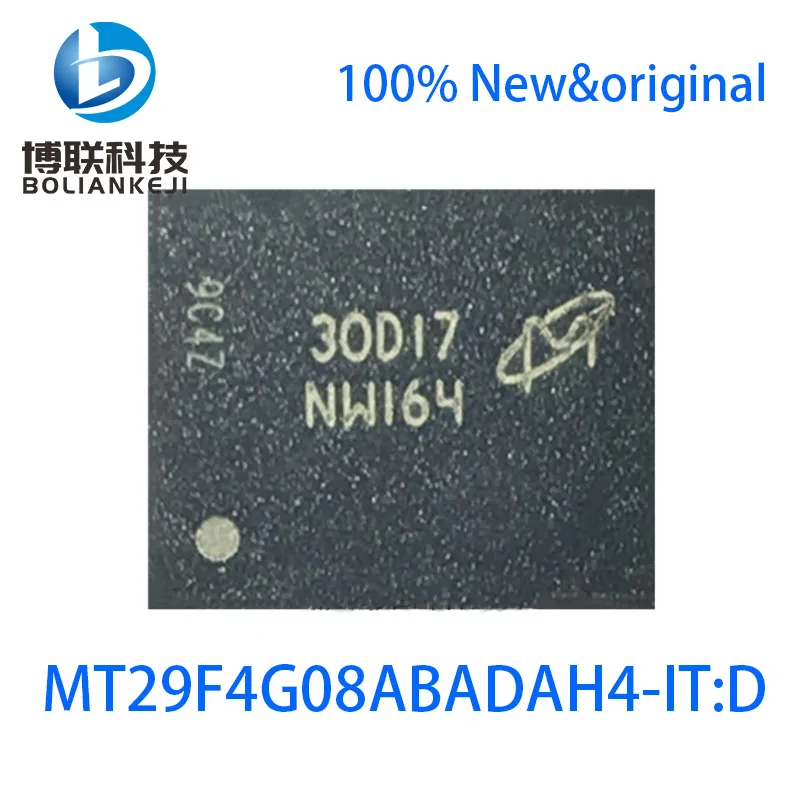 100% New&original MT29F4G08ABADAH4-IT:D VFBGA-63(9x11) NAND FLASH