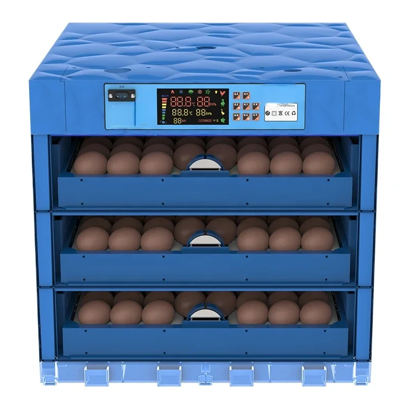 Hot SalesFully Automatic Electric Power 192 Duck Goose Chicken Hatching Machine Chicken Eggs Incubator