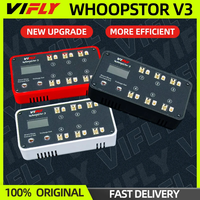 VIFLY WhoopStor 3 V3 6 Ports 1S LIPO LiHV Battery Charger Discharger Storage LCD TYPE-C DC TX60 For RC FPV BT2.0 PH2.0 Plug