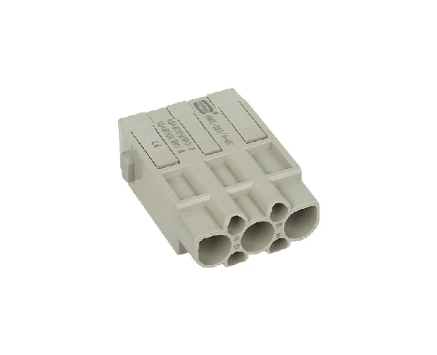 SOCKETS MULTIPOLARES-HDC SOCKETS RECTANGULAR HMK-003/4  FEMALE AND MALE INSERTS HEAVY DUTY CONNECTOR