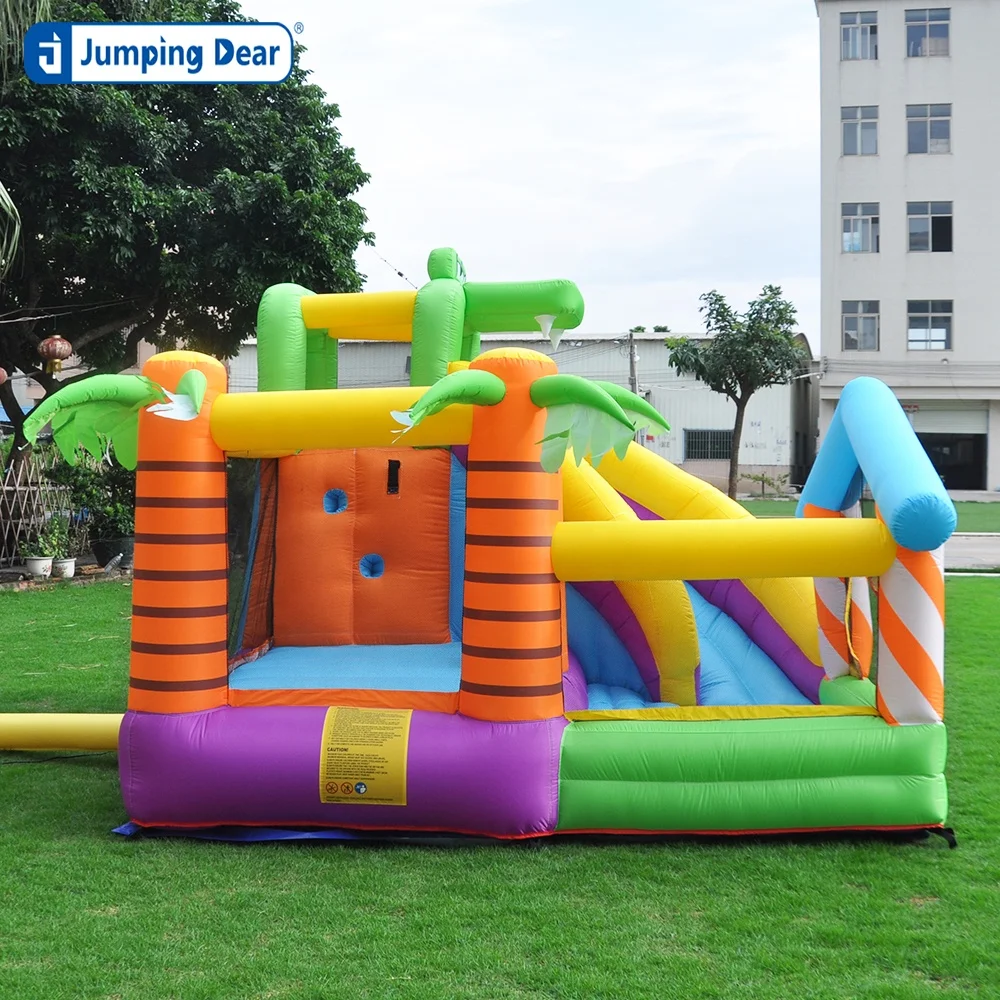 Party Supplies Birthday Children's Paradise Animal Park Inflatable Water Slide Castle Bounce Castle