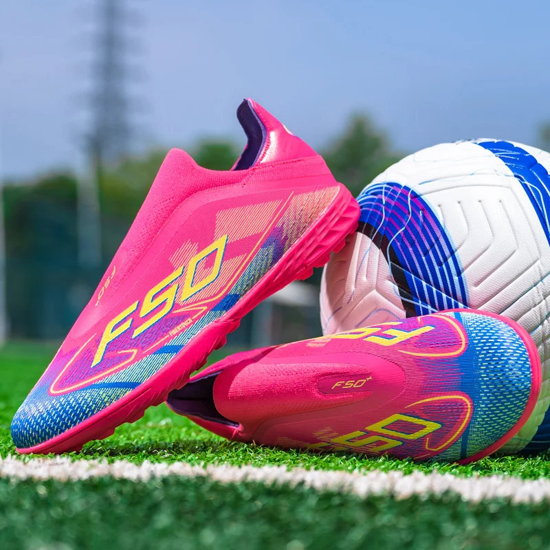 New Men's Football Boots Cleats Non-Slip Sneakers Training Adult High Quality Soccer Shoes FG Unisex Sneakers Boy Drop Shipping