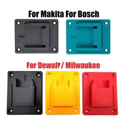 1 pz montaggio a parete macchina Rack di stoccaggio portautensili elettrico staffa di fissaggio dispositivi adatti per Makita Bosch Dewalt Milwaukee Tool Base
