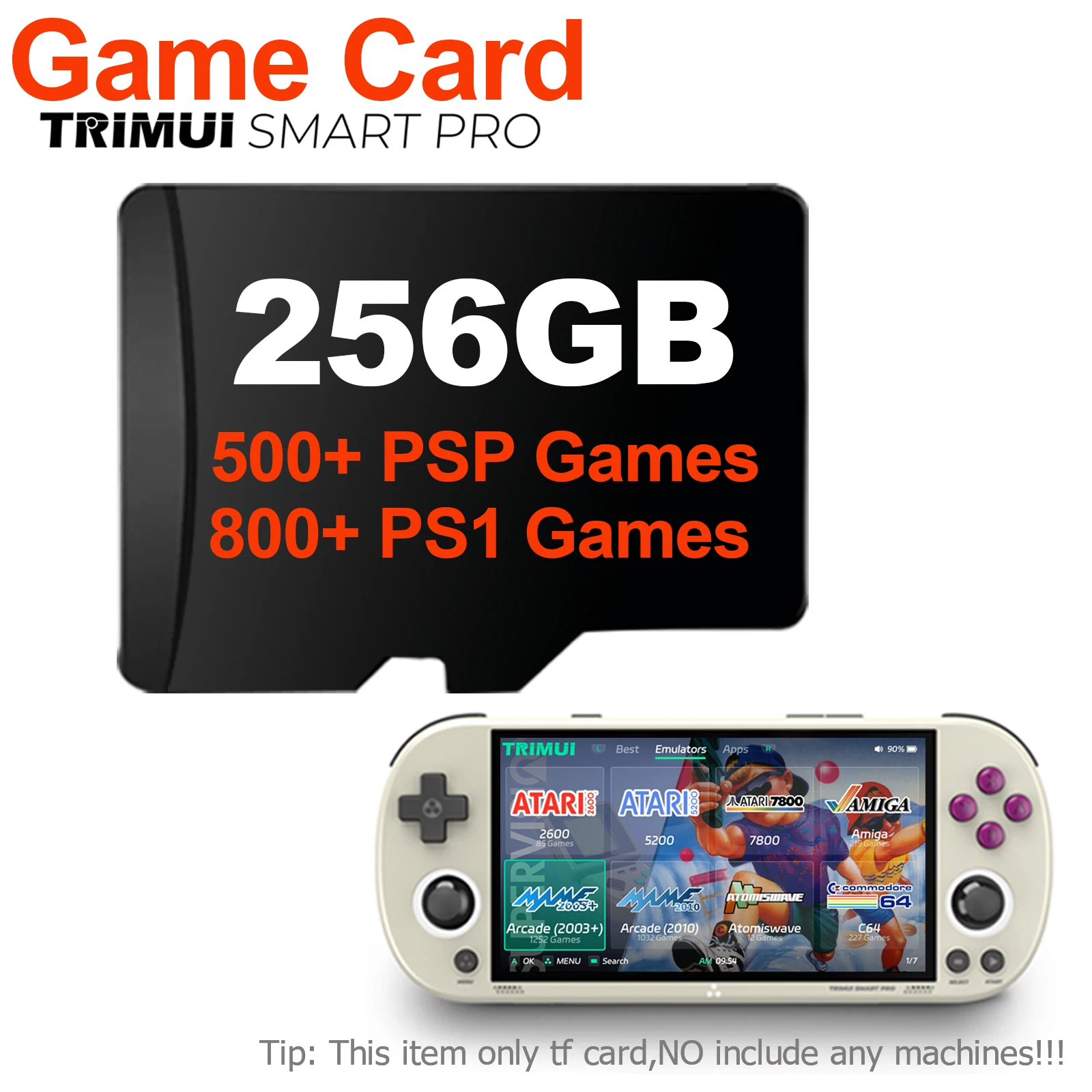 TRIMUI SMART PRO カードのみ Trimui Smart Pro Game Console SD Card 256GB Pre-install 30000+
