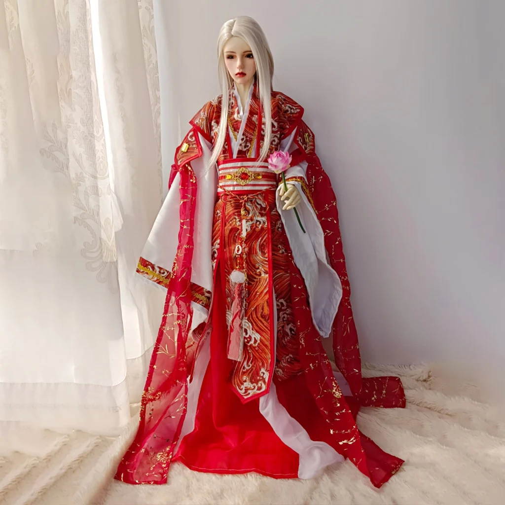 

1/3 Scale Ancient Costume BJD Clothes Hanfu Dress Samurai Outfit For BJD/SD SD13 POPO68 SSDF ID75 Uncle Doll Accessories C2251