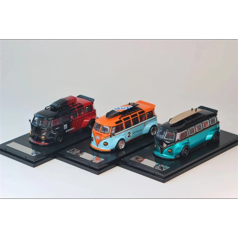 

Liberty64 1:64 Kombi T1 Modified Bus Diecast Diorama Car Model Collection Miniature Carros Toys