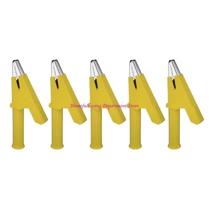  5 Pack Test Clips with Metal Contact for Temporary Wire Service